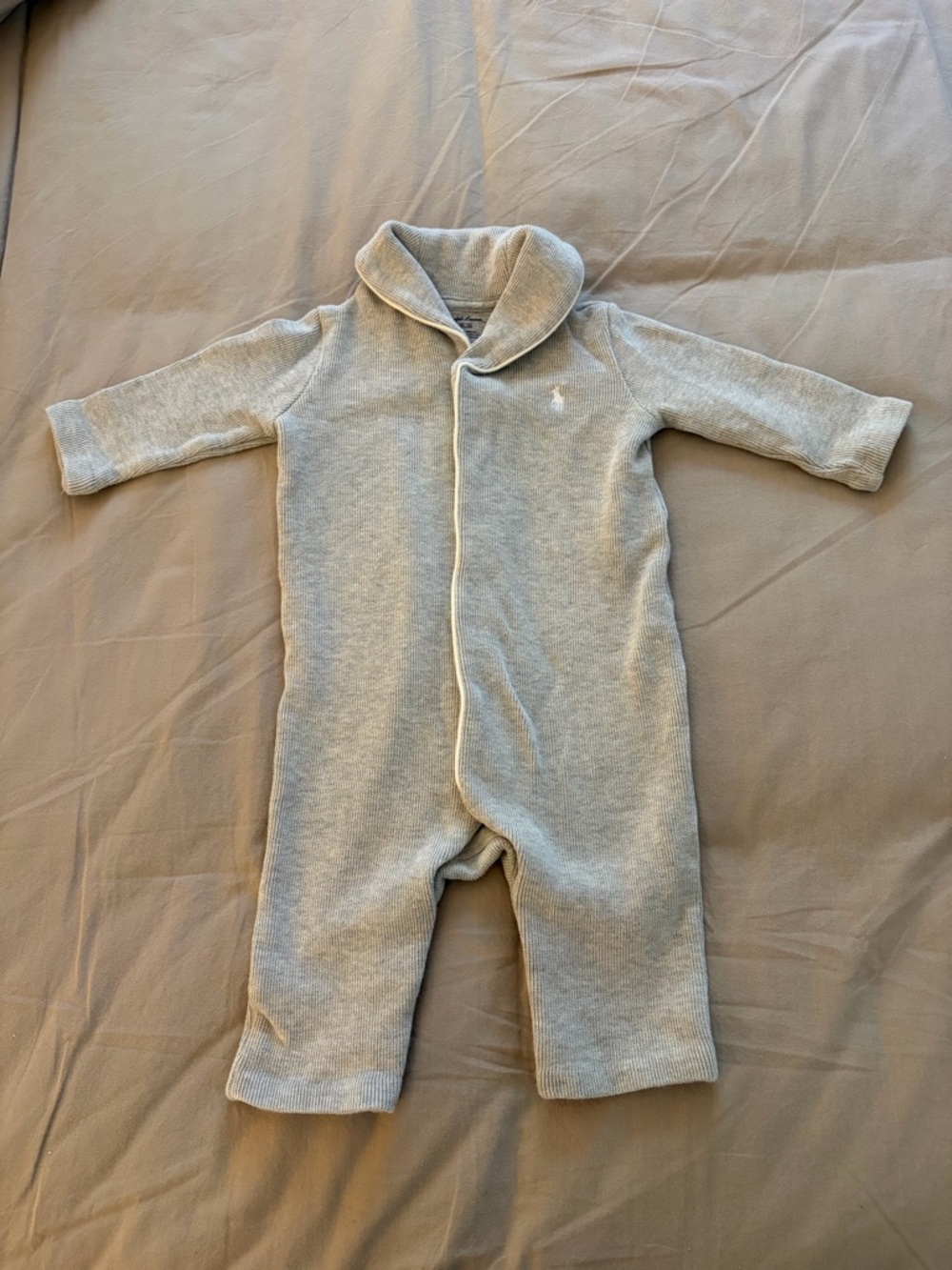 Ralph Lauren Grey One-Piece Jumper 6 Mo